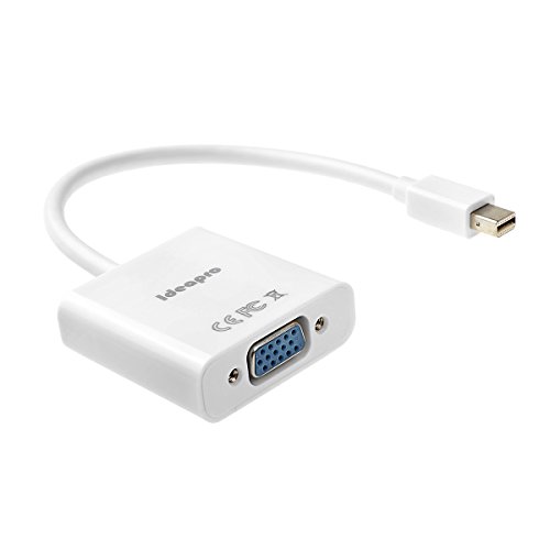ideapro Thunderbolt Mini Displayport Display Port DP auf VGA Weiblich Kabel Adapter Converter für Macbook Air/Pro, Microsoft Surface Pro & Pro 2 3