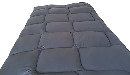 3 SUiSSES Bettdecke Decke Sommerdecke Couette Mikrofaser  Übergröße  Große Größen Wendre (Grey, 260x240cm, 200g/m2)