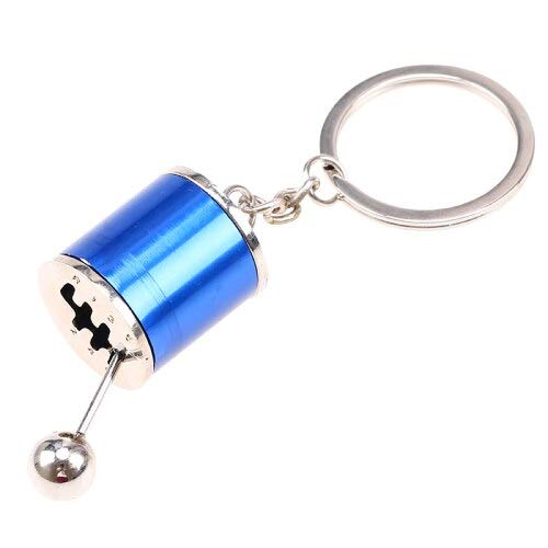 FashLady POBY CarShift s Coche FansShifter Palo Cilindros Turbo Llavero Modificado Titular Turbo Estilo de la Onda del Motor Clave: