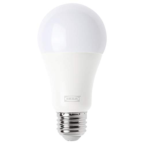 Trådfri ampoule LED E26 1000 lm, sans fil à intensité variable, Blanc chaud Globe Opale