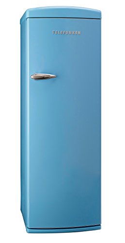 Telefunken TFK043FB2 Khl-Gefrier-Kombination / A++ / 177 cm Hhe / 197 kWh/Jahr / 281 L Khlteil / 30 L Gefrierteil / Retro-Design / blau