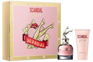 Jean Paul Gaultier Scandal Eau De Parfum Spray 50ml & 75ml Perfumed Body Lotion, Gift Set