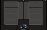 Siemens EX875KYW1E hobs Negro Integrado Con - Placa (Negro, Integrado, Con placa de inducción, Vidrio y cerámica, 3300 W, Rectangular)