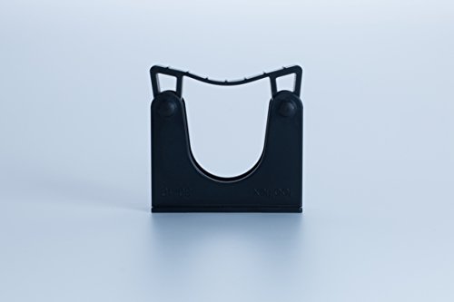 Aluminium Wandschiene 50cm mit 3 Sück Toolflex Gerätehalter für Werkzeug, Besen, Schaufel Gartengeräte - 3