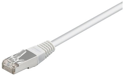 Goobay CAT5e SFTP Netzwerkkabel (2x RJ45, 2m) weiß