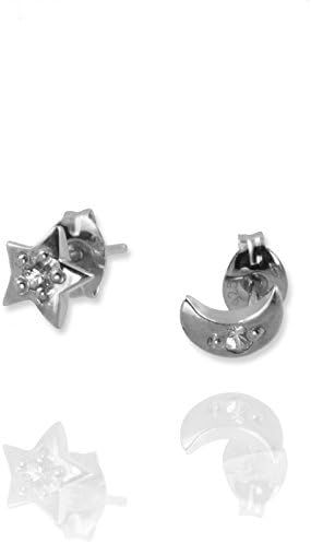 Jana Reinhardt Moon and Star Sterling Silver Earrings