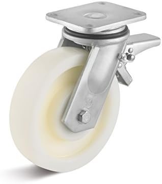 Heavy duty caster with Double stop and Polyamide wheel 250 mm Carrying capacity 1700kg