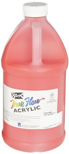 Sax True Flow Heavy Bodied Acrylic Paint - 1/2 Gallon - Fire Red
