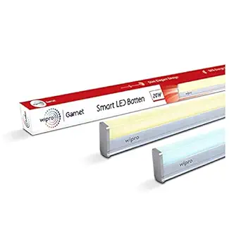 Wipro Next 20 Watts Smart LED Batten Compatible with Amazon Alexa and Google Assistant (White and Warm White)