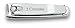 3 Claveles 12416 - Nail-cutter and file, 6 cm