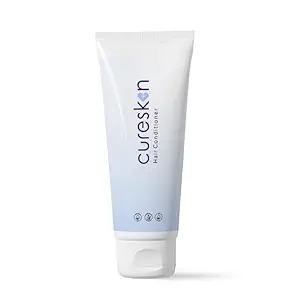 CureSkin Hair Conditioner 80gm | For Dry, Damage Prone Hair & For Men & Women | Helps to Give Shine and Strengthens Cuticles | Contains Moringa, Olive, Keratin, Argan, Vitamin E, Vitamin B5, Glycerin