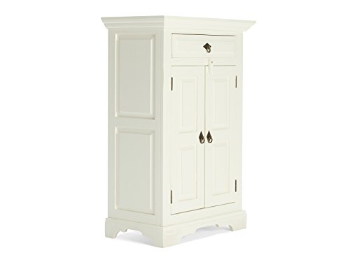 massivum Kommode Catana 75x115x44 cm Pinie weiß lackiert