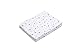 HATON Mini Stars – Pack of 3 Muslin Squares with A Embroidered, 70 x 70 cm 70 x 70 cm grey