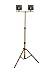 Produktbild Teleskop Stativ gelb LED Halogen 80-180cm Ständer für 1-2 Fluter Baustrahler