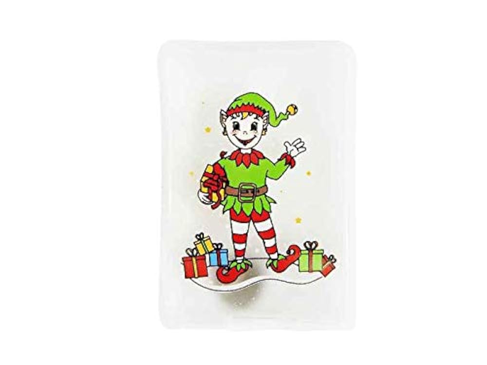 itsisa Taschenwärmer Weihnachtself - Wichtelgeschenk, Handwärmer, Taschenheizkissen