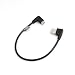 Produktbild SYSTEM-S USB 3.1 Typ C 90° gewinkelt zu USB 2.0 Typ A 90° gewinkelt Winkelstecker Datenkabel Ladekabel Adapter Kabel 27 cm