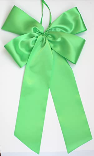 CaPiSo 30 x 50 cm, fiocco di raso senza fai da te, fiocco di raso di compleanno, fiocco di Natale, inizio della scuola, Natale, matrimonio, doppio fiocco (moneta di maggio)