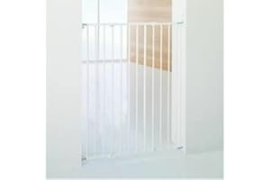 Bettacare Barrière de sécurité Extra-Haute à vis pour Animaux domestiques, 62.5cm - 106.8cm, Blanc, 103.5cm de Hauteur, barrière d'escalier pour Chien, barrière de sécurité pour Chiot