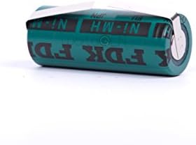 FDK Replacement Battery by WorldGen® 2150mAh 1.2V 42x17mm for Braun Oral B toothbrush type 3731 (D25.500) Professional Care Triumph 9000, 9400 et 9500