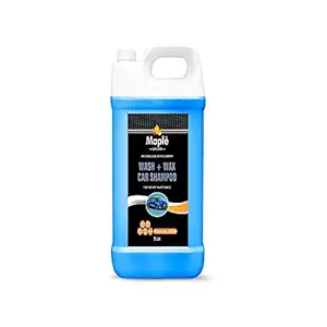 Maple Car Care Wash + Wax Car Shampoo For Car Cleaning | Car Shampoo/High Foam Car Shampoo Car Washing Liquid Car Shampoo With Extra Foaming For Car Care and Cleaning