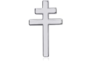 BOBIJOO Jewelry - Pins croix de Lorraine Bijou boutonnière 20mm Argent