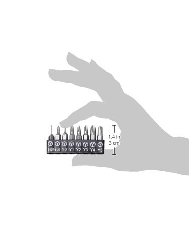 Silverhill Tools ATKYB Triwing Bit Set, 8 bits, Größe Y000 – Y5 - 3