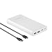 Produktbild Lumsing Powerbank 10000mAh, 2-Port 3 A Quick Charge 3.0 Tragbares Ladegerät, USB-C Externer Akku mit Micro USB Ladekabel und Type-C Ladekabel für iPhone 7 / 6 / 6 Plus, iPad Air 2 / mini 3, Galaxy S6 / S6 Edge und Handys (Weiß)