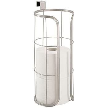 MDesign Toilettenpapier-Box Mit Deckel - Weiß 16cm Durchmesser