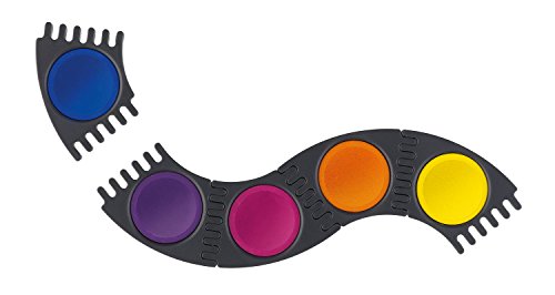 Faber-Castell 125029 – Farbkasten Connector mit 24 Farben, inklusive Clic and Go Pinsel, Größe 4 - 3
