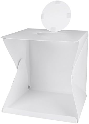 Upslon Mini 30cm Portable Folding Light Box Tent, Photo Studio Photography Lighting Tent for Quality Photography, Photo Light Box with 2 Background (White, Black)