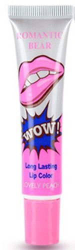 Tattoo Magic Color Peel Off Mask Tint Long Lasting Waterproof Lip Gloss Peach Pink