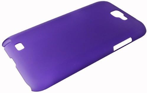 Fishbone Shape 4260344980727 Frost Crystal Bumper Hard Protective Case for Samsung Galaxy Note 2 N7100 Purple