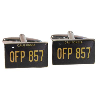 Preisvergleich Produktbild OFP 857 KFZ-Kennzeichen Manschettenknöpfe