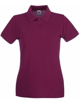 Fruit Of The Loom Damen Poloshirt, Kurzarm
