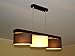 Produktbild Hängelampe Hängeleuchte Pendellampe Designer Lampe ROMA 3 flammig Leuchte NEU (Braun Creme Braun)