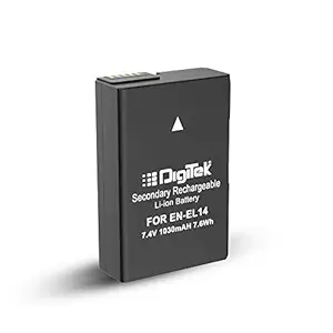 DIGITEK (ENEL14) Plus Rechargeable Battery Packs for Nikon Digital Camera & Digital Camcorders | Compatibility - D3100 DSLR, D5100DSLR, and P7000