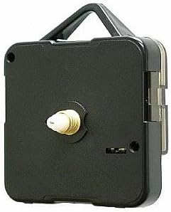 Vinyl Guru® Replacement Quartz Clock ticking movement motor mechanism (Short 3mm Spindle Shaft for clock faces up to 3mm thickness)