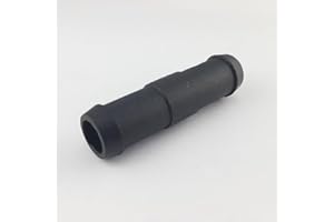 greitapigu.lt Plastique Connecteur Raccord Droit 18mm Tuyau Conduite Durite pour Air Carburant Eau Vide