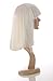 Long Black and White Blunt Cut Bob Costume Wig with Fringe| Fancy Dress Wig In the style of Sia