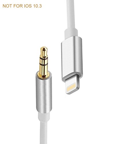 Vimmor Lightning    3 5mm  M  le    M  le  Cordon Adaptateur C  ble Audio Splitter pour iPhone 5 iPhone5S iPhone5SE iPhone6 iPhone7  iPads  T  l  phones Android  Home   Car Stereos  Pas de Syst  mes de Support au-Dessus de IOS10 3