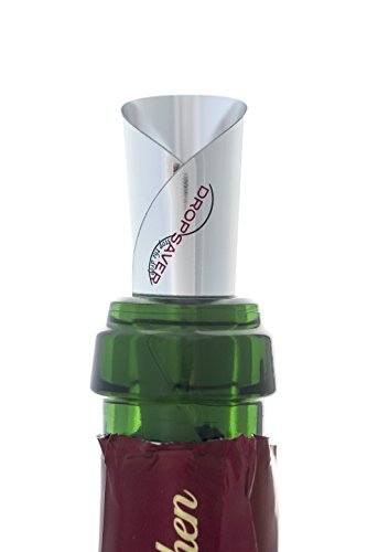 DROPSAVER „stop the drop“ (5er-Packung) – Weinausgießer, Flaschenausgießer, tropffrei Ausgießer - 2