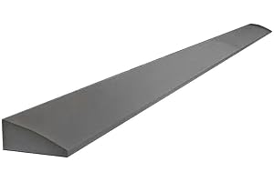 YJDOORPLAY Flexible Silicone Threshold Ramp Door Transition Mat for Robot Vacuum Cleaner with Water Barrier Function for Bathroom Home Use (Grey)