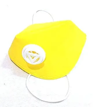 Liboni D-16 Care Yellow Bike Riding Filter Pollution Face Mask for Men & Women (Yellow)