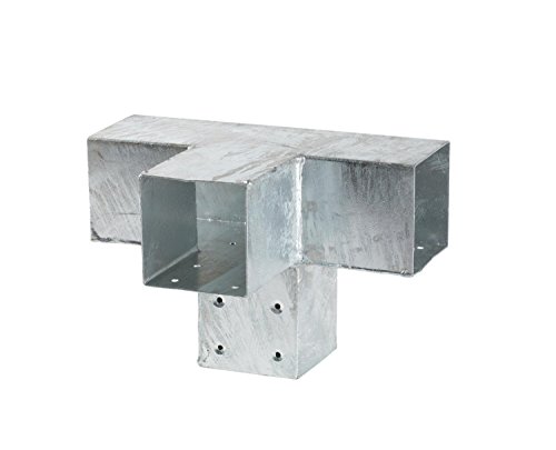 Preisvergleich Produktbild Holzpfosten Steckverbinder Verlängerung Beschlag "doppelt" CUBIC PLUS ORIGINAL für 7x7 cm