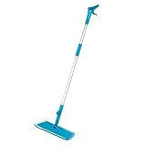 You puede llegar fácilmente a cualquier zonas difíciles con la fregona extensible a 126 cm en longitud y con una base plana de medición en 43 cm de ancho.