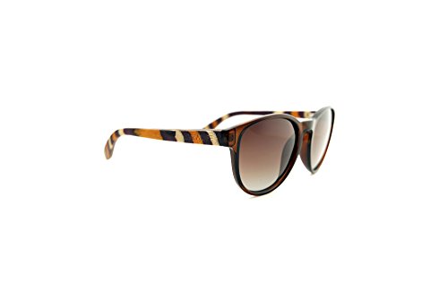 Preisvergleich Produktbild LIVEALIFE Holzbrille Sonnenbrille Bügel Holz Candywood Federscharniere Greysy Greg UV400 rund dunkel schwarz 2017 orange rot braun Kunststoff