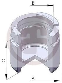 Autofren Seinsa D02571 Piston, brake caliper