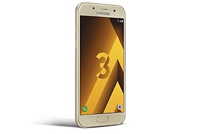 Samsung Galaxy A3 2017 Smartphone portable débloqué 4G (Ecran: 4,7 pouces - 16 Go - Nano-SIM - Android) Or
