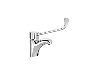 Cera F9030451-Cr Plastic Cruse Set Spatula Single Lever Basin Mixer (White)