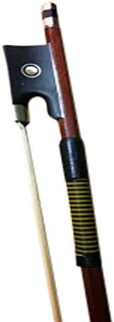 Violin Bow Full Size 4/4 By Zest Advanced Round Stick with Mongolian Horse Hair Ebony Frog